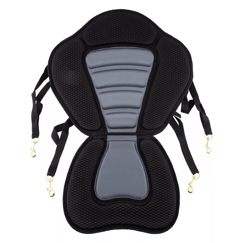Fishing Kayak Storage Bag - 調節可能なパドルボードシートパッド入りカヤック背もたれカヌー手漕ぎボート漁船用の取り外し可能な収納バッグ付き
