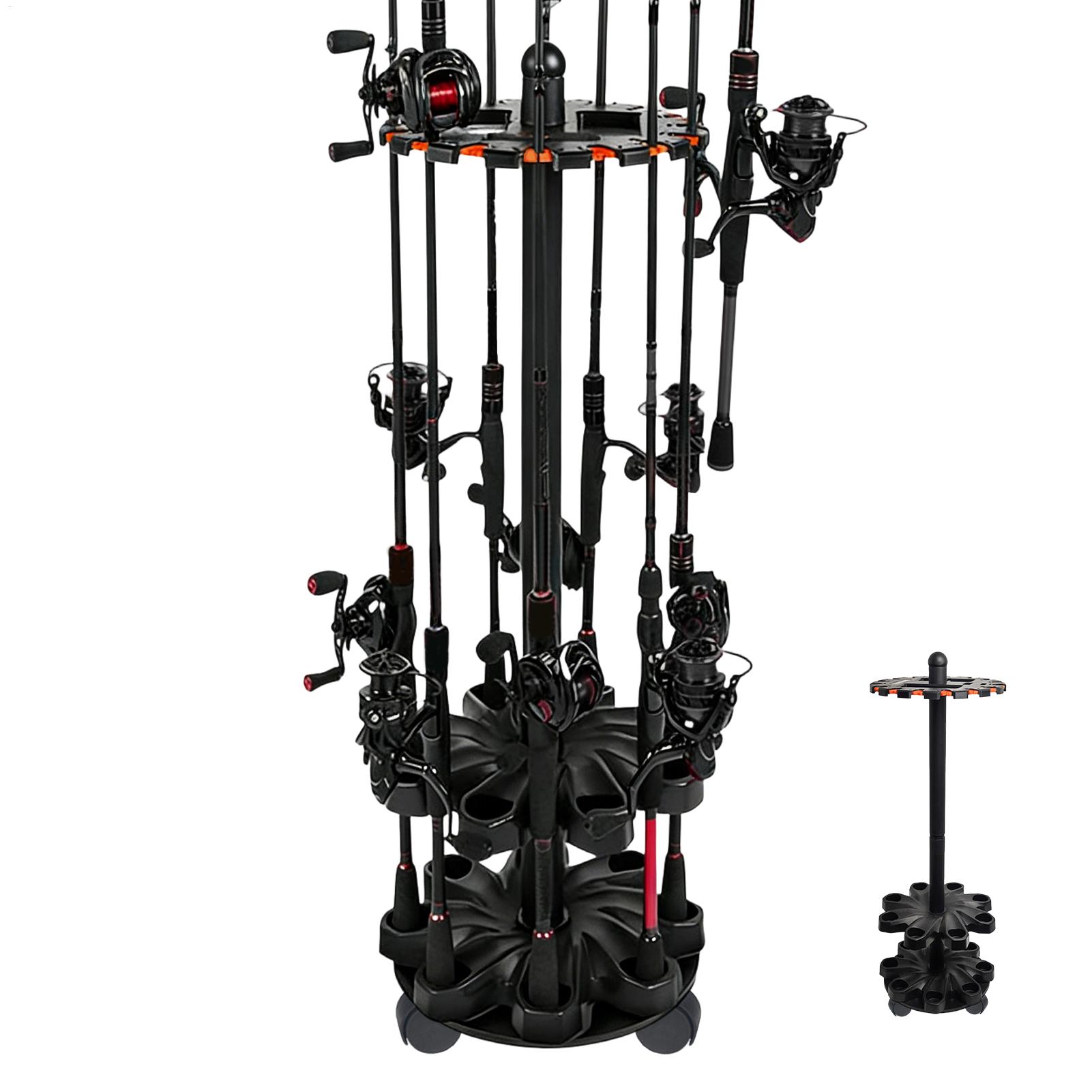 Fishing Kayak Rod Holder - 釣り竿ラック 釣り竿垂直スタンド 釣り竿収納ホルダー ボート ガレージ カヤック