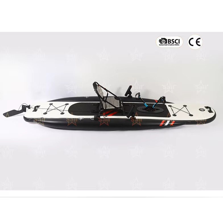 Fishing Kayak Sit On Top - 工場製インフレータブルペダルカヤック、大人用シングルシートトップカヤック、ペダルシステム付き