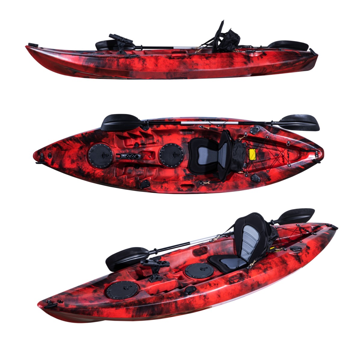 Fishing Kayak Sit On Top - プロのプラスチック製カヤック,1人釣り,中国製,3年間の保証
