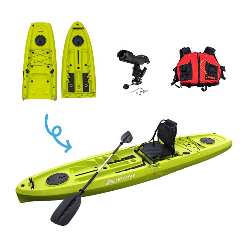 Fishing Kayak Sit On Top - LSF Novel 3.3メートル 11フィート スプリット シットオントップカヤック