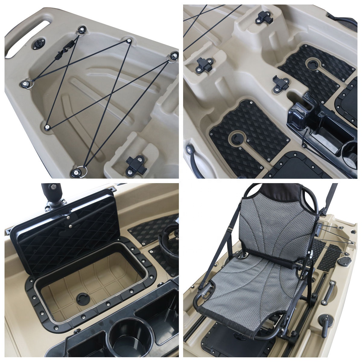 2025年新型モジュラーカヤック9.5フィートペダルフィン駆 - Fishing Kayak Pedal Drive のレビューと価格