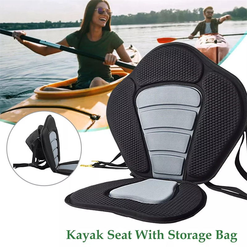 調節可能なパドルボードシートパッド入りカヤック背もたれカヌー - Fishing Kayak Storage Bag のレビューと価格