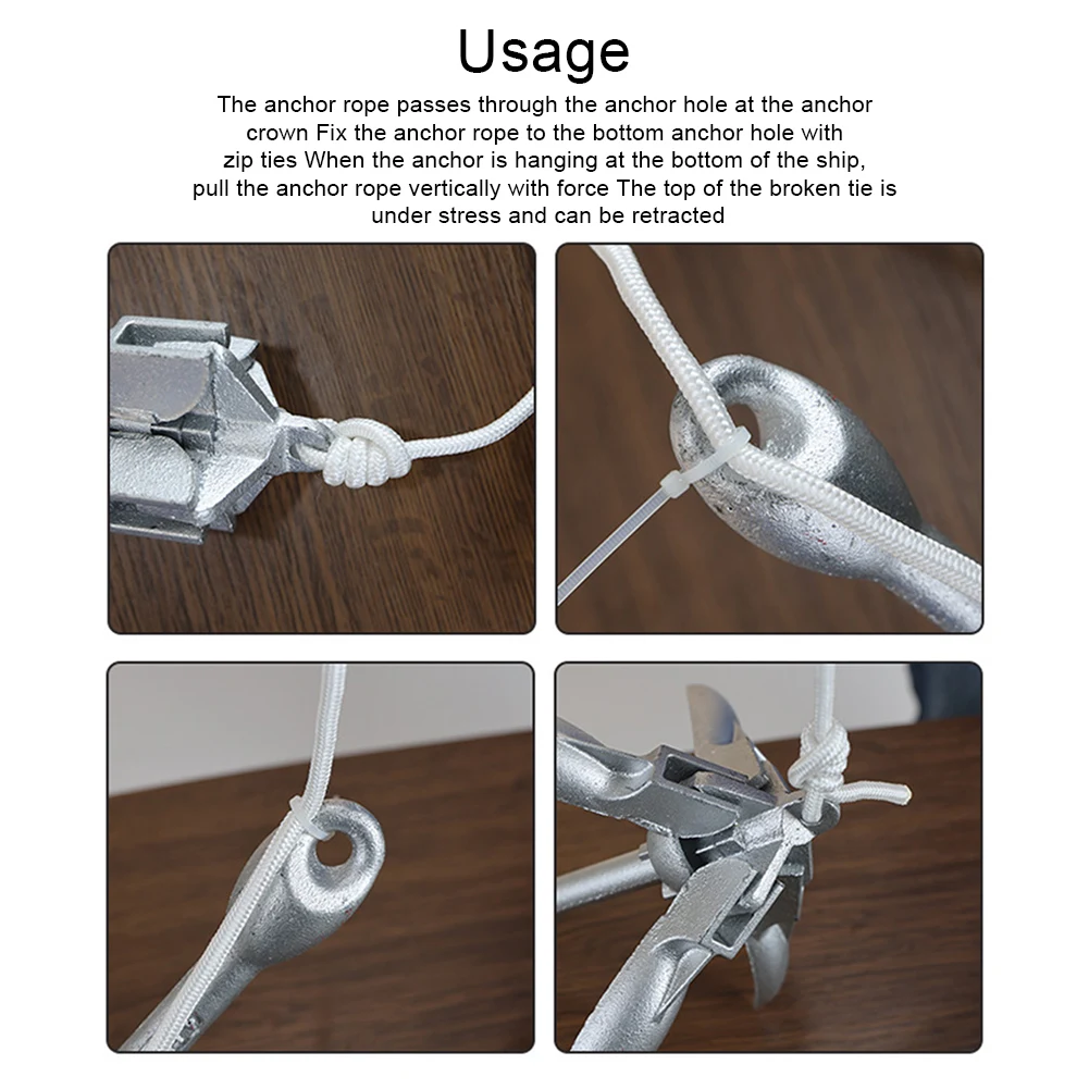 0.7KG 1.5KG ステンレス製折りたたみ式グラップネル - Fishing Kayak Anchor のレビューと価格