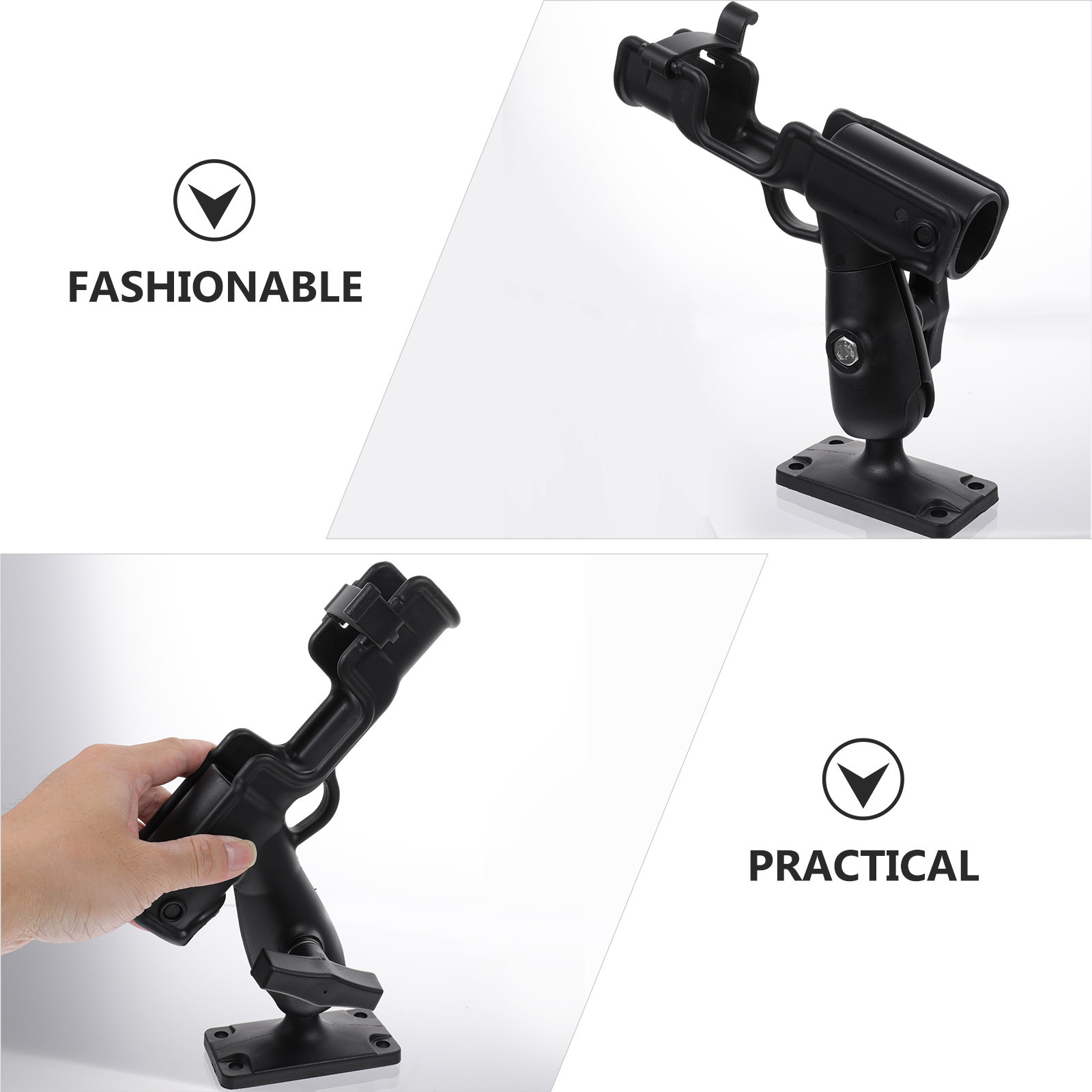 カヤック用釣り竿ホルダー 小型 360度回転可能 調整可能な - Fishing Kayak Rod Holder のレビューと価格
