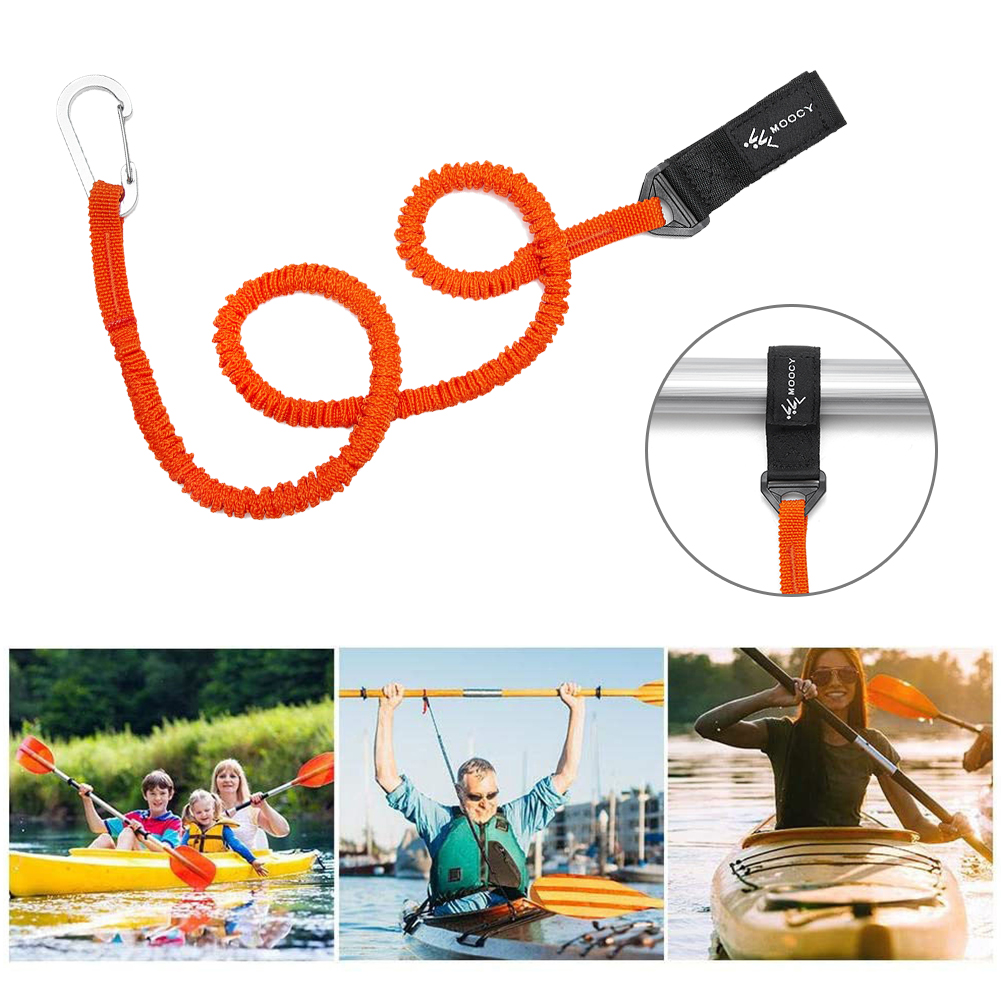 10-1PCS 弾性カヤックカヌーパドルリーシュ安全ボート釣 - Fishing Kayak Paddle Leash のレビューと価格