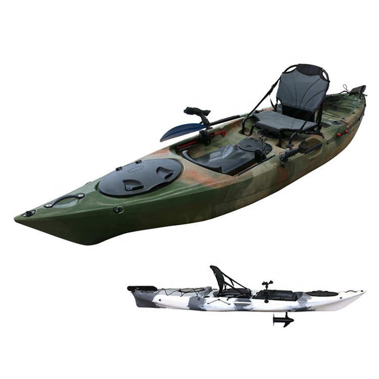 12.46 'カヤックは電動カヤックが付いているトップの釣り - Fishing Kayak Sit On Top のレビューと価格
