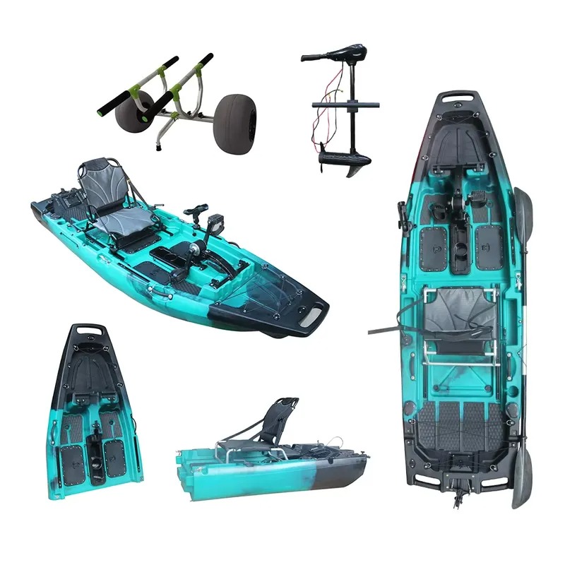 人気の1人乗りHDPE/PEシットオントップ電動シーカヌーフ - Fishing Kayak Sit On Top のレビューと価格