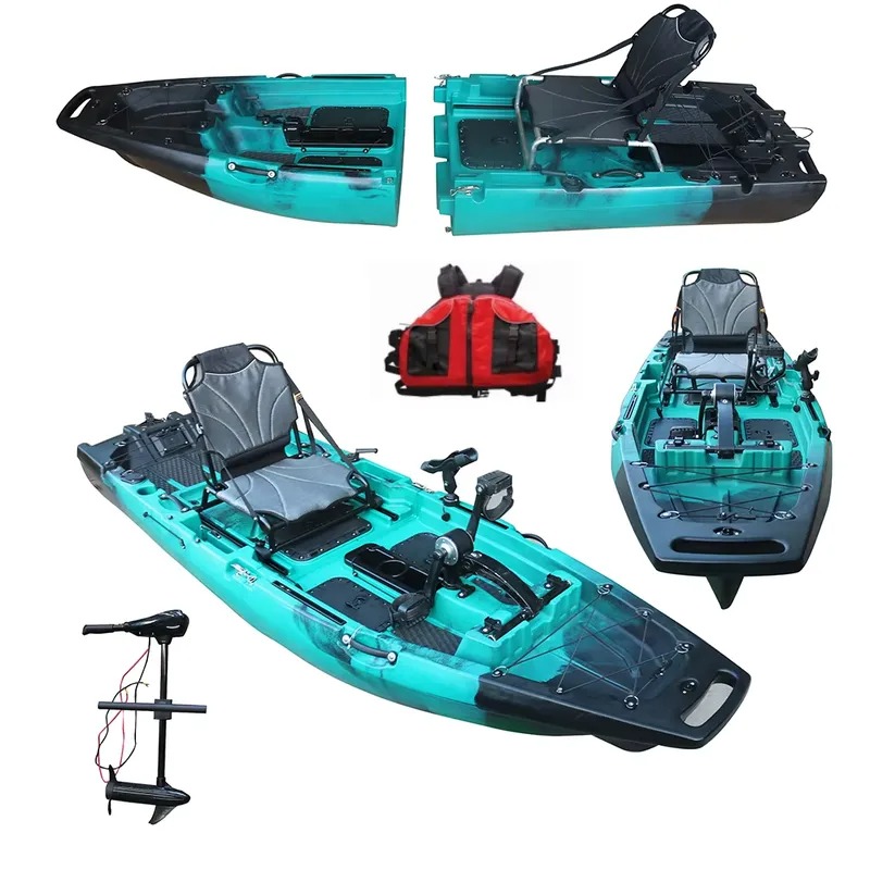 人気の1人乗りHDPE/PEシットオントップ電動シーカヌーフ - Fishing Kayak Sit On Top のレビューと価格