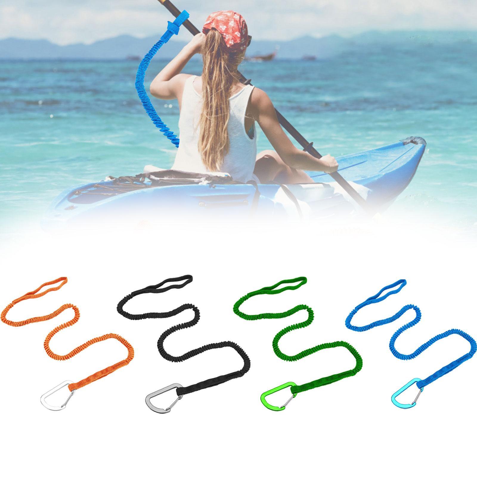 カヤックパドルリーシュテザー釣り竿ホルダー伸縮ストラップ15 - Fishing Kayak Paddle Leash のレビューと価格