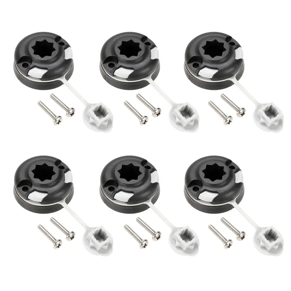 8/6/4/1PC カヌーカヤックスターマウントベースインフ - Fishing Kayak Rod Holder のレビューと価格