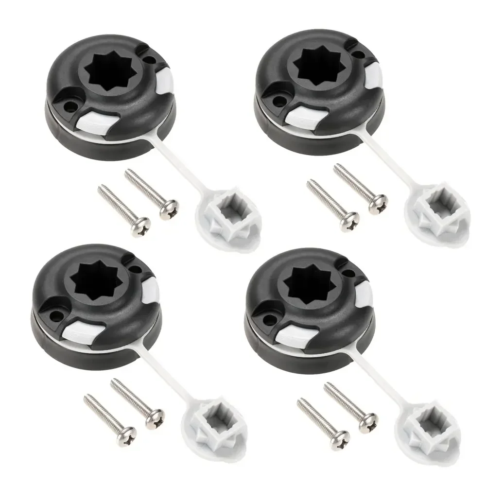 8/6/4/1PC カヌーカヤックスターマウントベースインフ - Fishing Kayak Rod Holder のレビューと価格