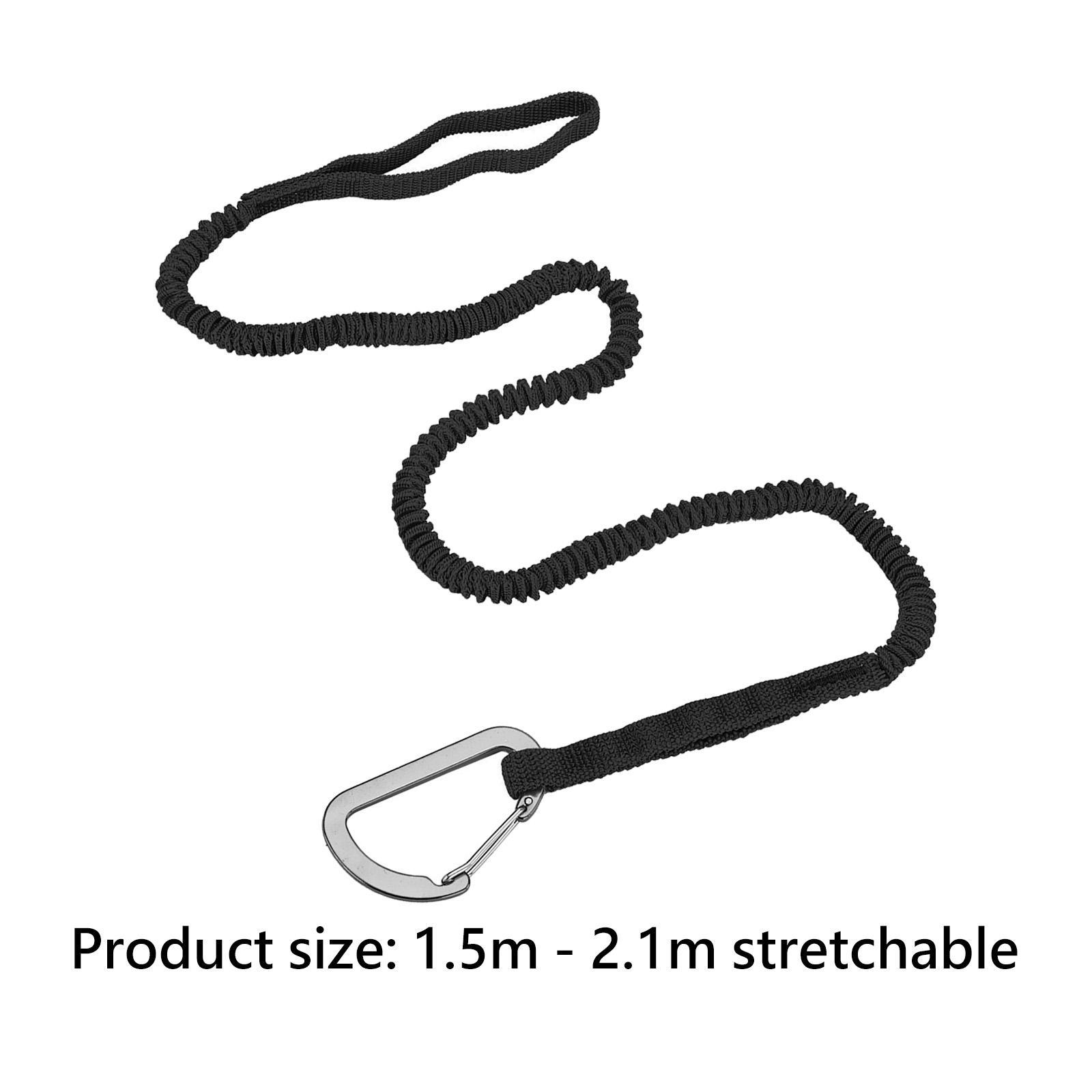 伸縮性のあるカヤックパドルリーシュナイロンロープボートアクセ - Fishing Kayak Paddle Leash のレビューと価格