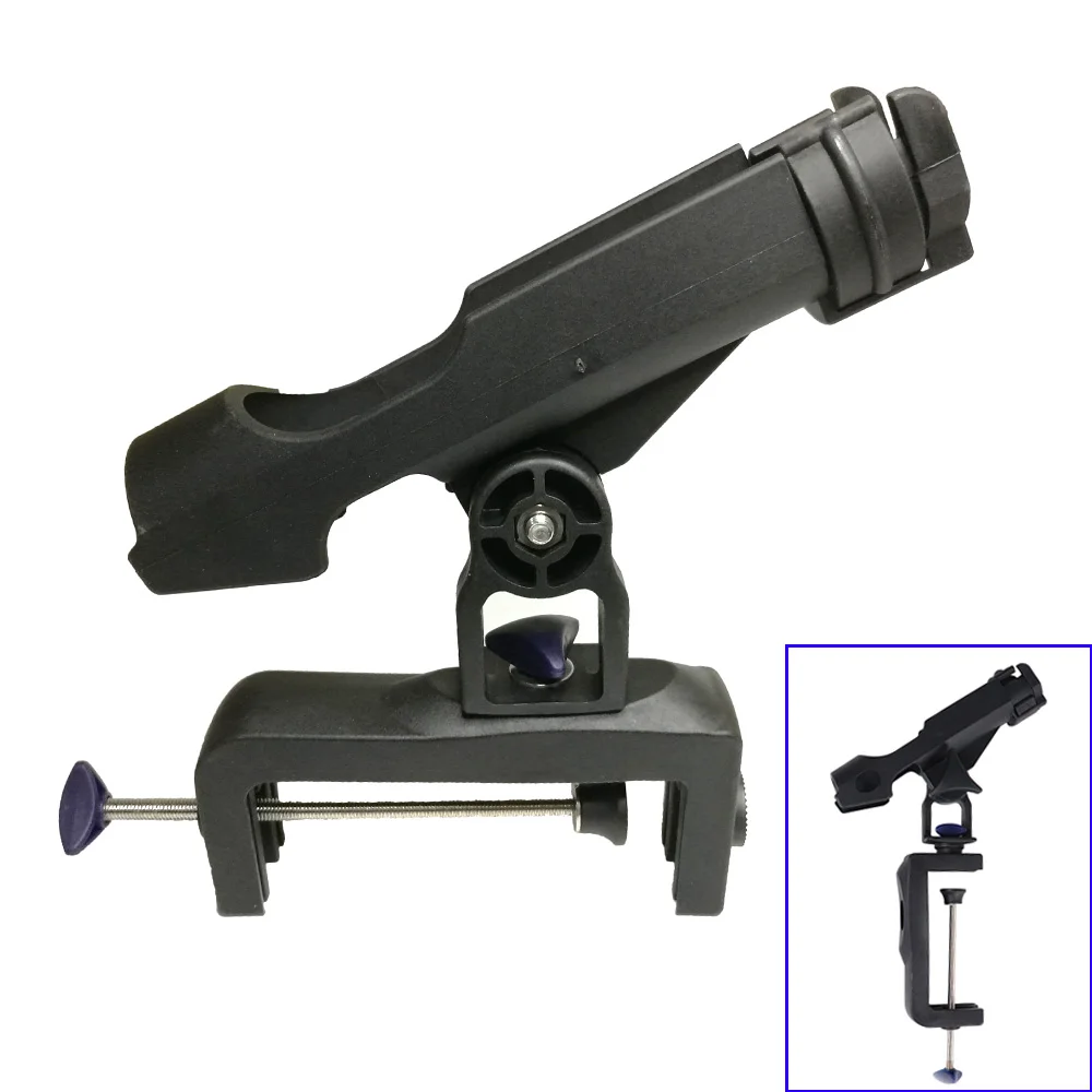 クランプオン取り外し可能なヨットカヤックカヌー釣竿ラックホル - Fishing Kayak Rod Holder のレビューと価格