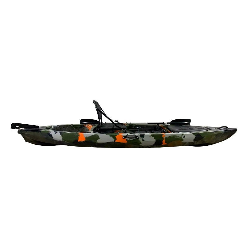 中国製の釣り用シットオントップカヤック。直立椅子とラダーシス - Fishing Kayak Sit On Top のレビューと価格