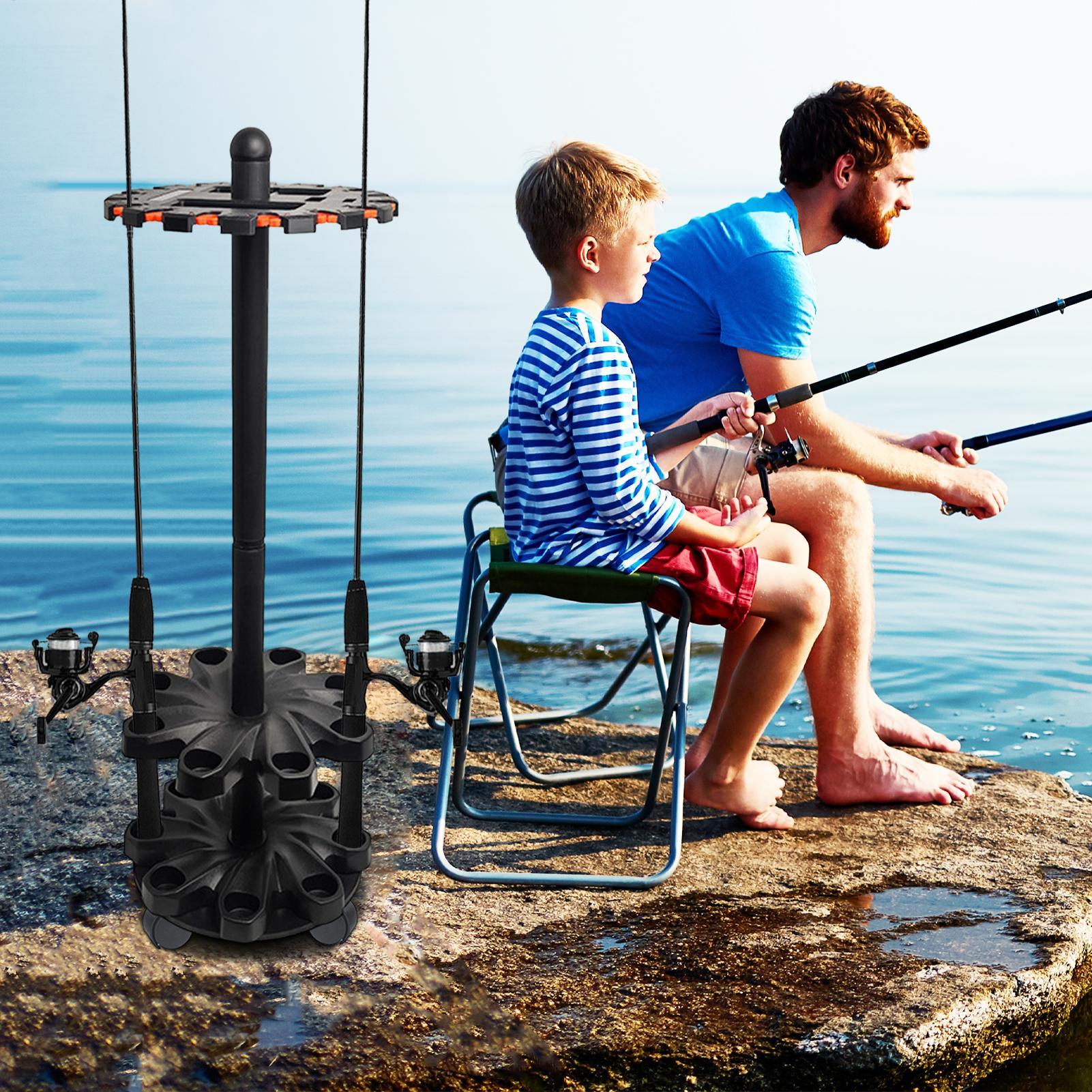 釣り竿ラック 釣り竿垂直スタンド 釣り竿収納ホルダー ボート - Fishing Kayak Rod Holder のレビューと価格