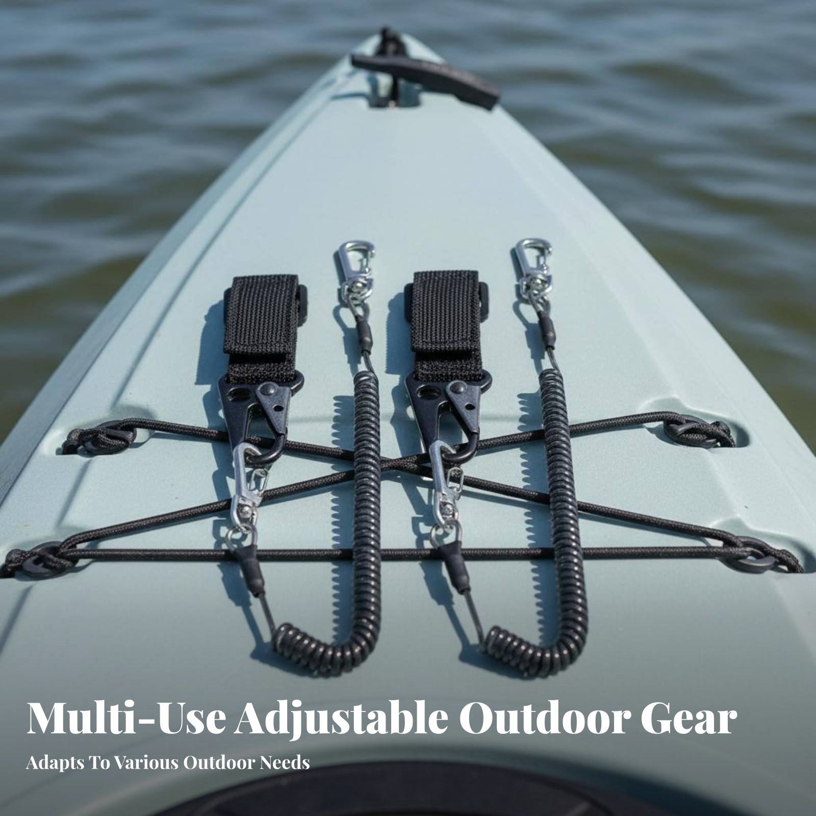 格納式ロッドリーシュ 調節可能なコイル状釣り用ランヤード カ - Fishing Kayak Paddle Leash のレビューと価格